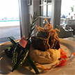 A photo of a beef filet entree at the Shoals Restaurant.