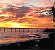 A sunset photo at the Cliff house Inn