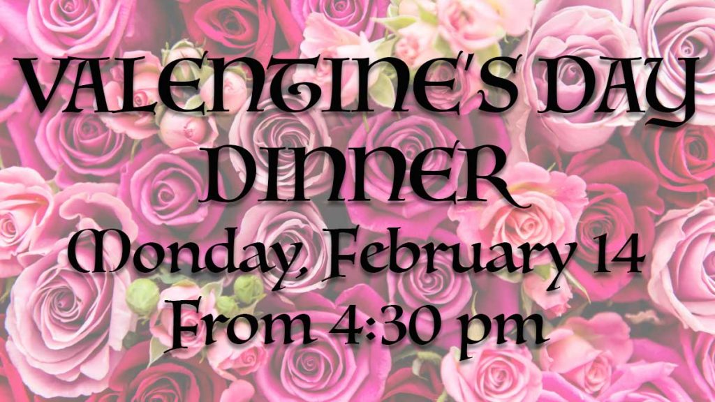 Valentine's Dinner Banner